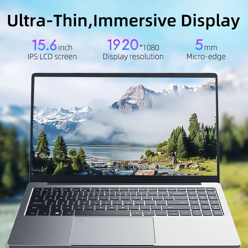 Markut Laptop 15.6 Inch Portable Notebook With Intel CPU I7-1165G7 No RAM No SSD 1920*1080 FHD Display Laptop - German Keyboard