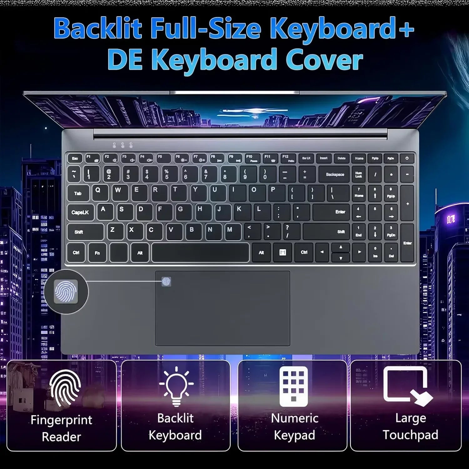 Intel i9-10980HK Gaming Laptop 16GB RAM 1TB M.2 SSD Windows 11 Pro Office Study Portable Notebook Computer