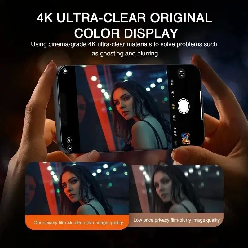 1-4Pcs Privacy Screen Protector For Anti-spyProtective Glass 15 16 X XS