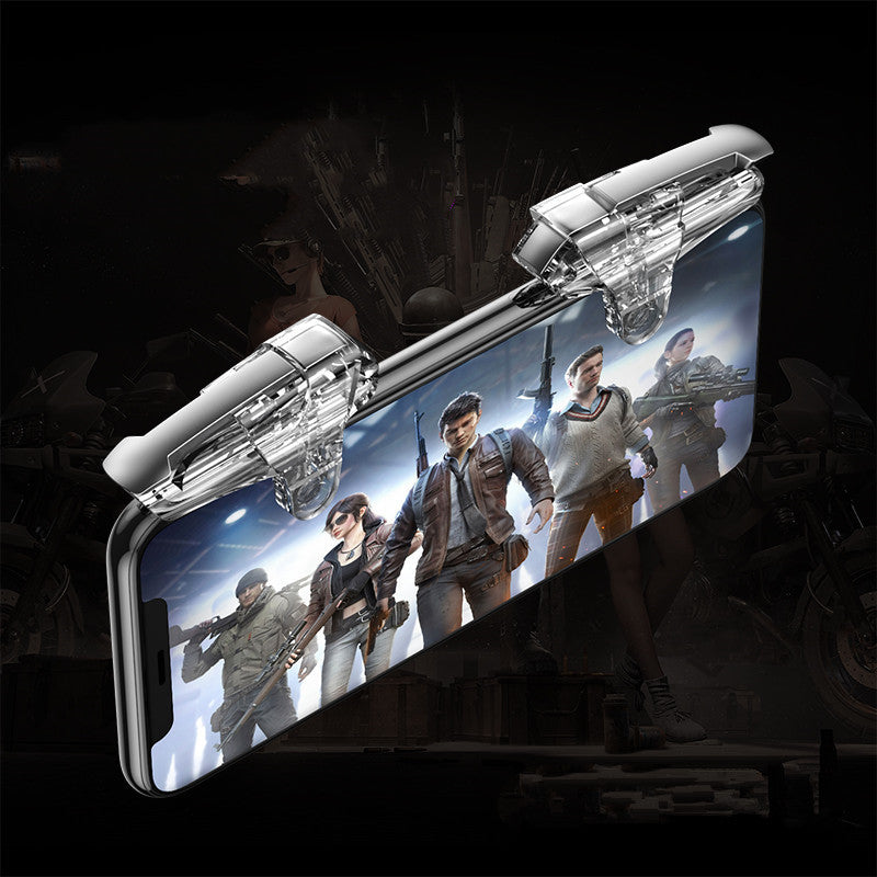 Yoteen Metal Trigger For Shooting Game L1 R1 Aim Fire Button Mobile Phone Joystick Controller