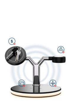 Compatible with Apple, 3 In 1 Magnetic Wireless Charger 15W Fast Charging Statio
