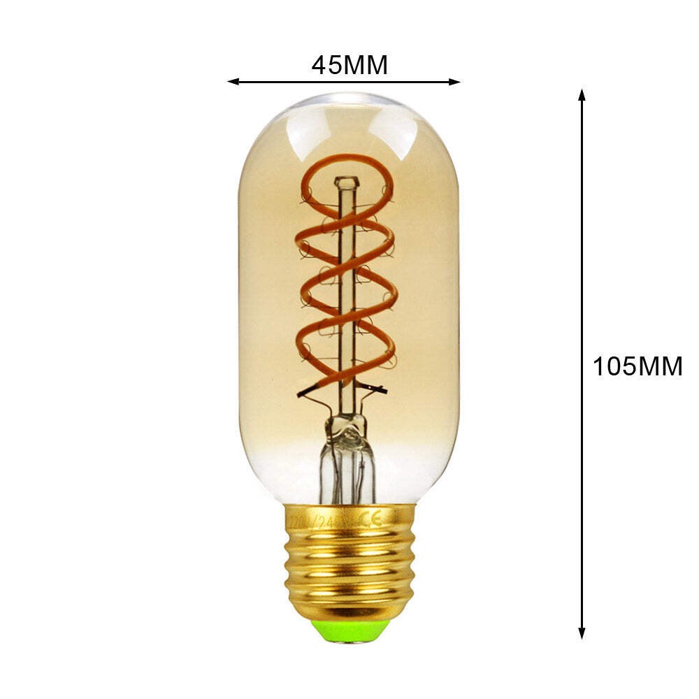 Led Bulbs Vintage Light Bulb G125 Stone Big Globe Bulb 4W Dimmable 220V 110V Led