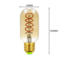 Led Bulbs Vintage Light Bulb G125 Stone Big Globe Bulb 4W Dimmable 220V 110V Led