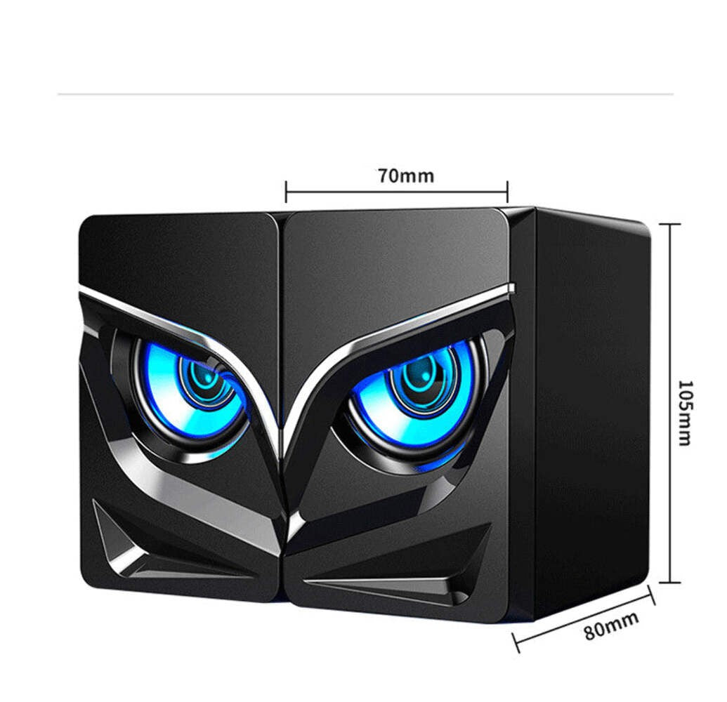 Desktop Computer Sound Bar Speakers with Compact Maneuverable Size Bluetooth Spe