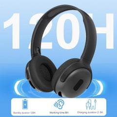 Foldable Wireless Headphones Bluetooth Sports Earphones Hifi Stereo Noise Cancel