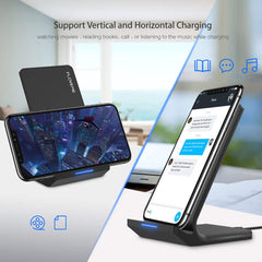 Compatible with Apple , Universal Qi Fast Wireless Charger Charging Board Mobile