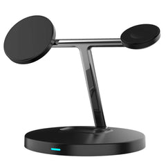 Compatible with Apple, 3 In 1 Magnetic Wireless Charger 15W Fast Charging Statio