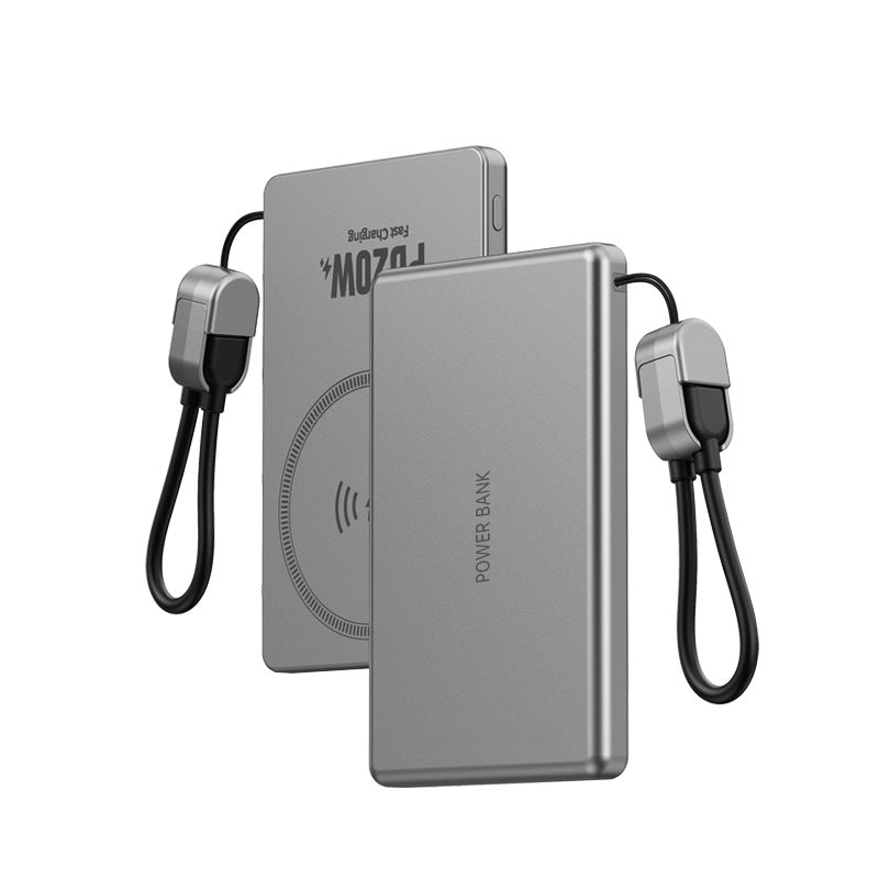 Ultra-thin Fast-charging Magnetic Wireless Power Banks Capacities
