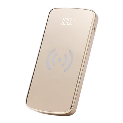 Ultra-thin Customizable Mirror Mobile Phone Wireless Charging Power Bank 10000mAh Wireless Power Bank