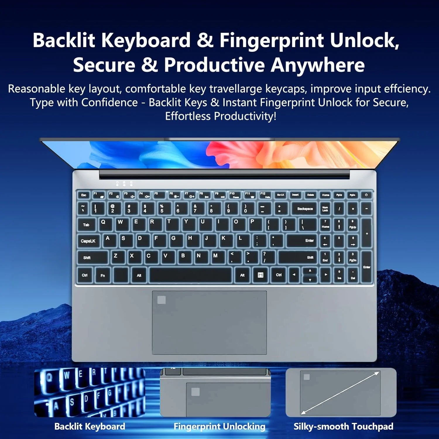 15.6 inch laptop Core i9 9900 Windows 11 Pro 16GB DDR4 1TB 2TB SSD Office Study Business Notebook Computer Gaming Pc Gamer
