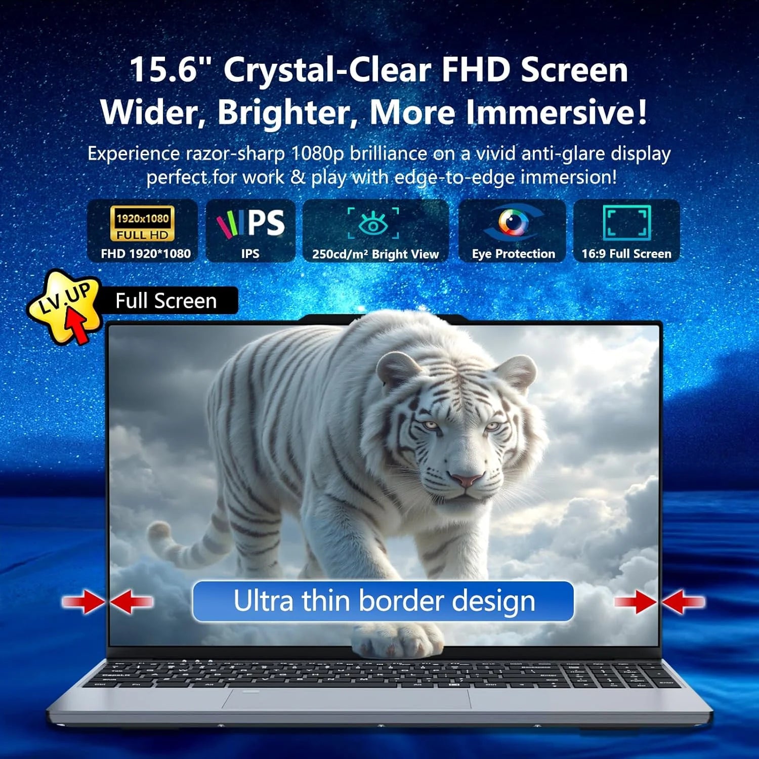 15.6 inch Laptop intel Core i9 9900 Windows 11 16GB RAM 1TB 2TB SSD Gaming Laptops PC Gamer Office Leisure Notebook computer